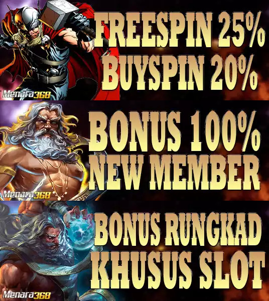 MENARA368 : Bonus New Member 100% Slot88 Website Populer Indonesia